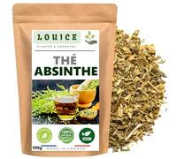 Thé d’Absinthe Séché 100g - 100% Naturel et Sans Additifs - Idéal pour Infusions, Tisanes et Préparations Artisanales - Feuilles Entières Séchées - Sachet Refermable - Marque LOUICE
