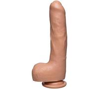 The D Uncut D Godemichet avec Testicules Firmskyn Vanille 9" 1 Unité