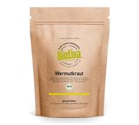 Thé d'absinthe bio 100g - Artemisia Absinthium - 100% pur - Mis en bouteille et contrôlé en Allemagne - Biotiva