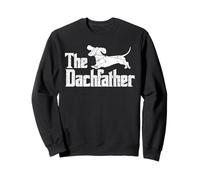 The Dachfather Funny Dachshund Father's Day Pet Dog Lover Sweatshirt