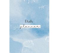The Daily Balance Planner: A 100-Day Undated Productivity Journal for Organizing Your Day, Tracking Mood, and Focusing on What Matters Most: Premium Hardcover Edition (Blue)