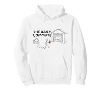 The Daily Commute Funny Woodworker Humor Carpenter Sweat à Capuche