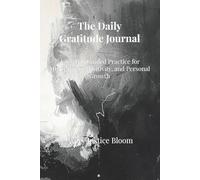 The Daily Gratitude Journal: A 90-Day Guided Practice for Reflection & Calm - Black Marble Edition