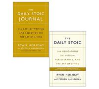 The Daily Stoic 366 Meditations on Wisdom, Journal [Hardcover] 2 Books Collection Set By Ryan Holiday