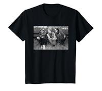 The Damned Band in Nature par Virginia Turbett T-Shirt, Enfant, Noir, 12 Ans
