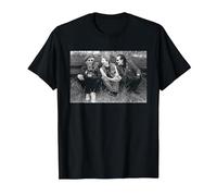 The Damned Band in Nature par Virginia Turbett T-Shirt, Homme, Noir, S