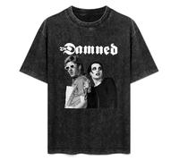 The Damned Live Photo Vintage Washed Tee Unisex Short Sleeve Size S
