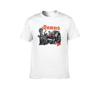 The Damned Rotd Realm of The Damned T Shirt Men Tops Tee White L