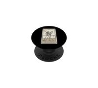 The Dancer Tarot Carte de Danse de Salon Gothique sorcière PopSockets PopGrip Adhésif