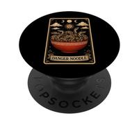 The Danger Noodle Ball Carte de Tarot Serpent Python Lune sorcière PopSockets PopGrip Adhésif