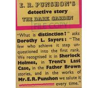 The Dark Garden - E.R. Punshon - Rare Treasure Editions - ebook (ePub) - Livre