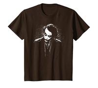 The Dark Knight Dark Joker T-Shirt, Enfant, Marron, 8 Ans