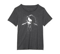 The Dark Knight Dark Joker T-Shirt, Femme Grandes Tailles, Chiné Foncé, 3X