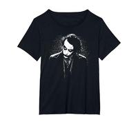 The Dark Knight Dark Joker T-Shirt, Femme Grandes Tailles, Noir, 1X