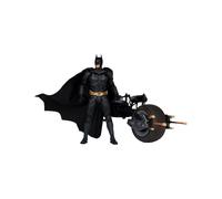The Dark Knight Dc Multiverse - Figurine Avec Véhicule Batman & The Batpod 18 Cm