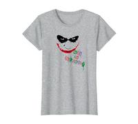 The Dark Knight Joker Too Serious T-Shirt, Femme, Gris Chiné, L