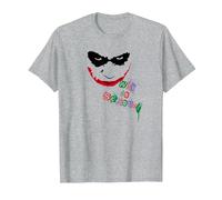 The Dark Knight Joker Too Serious T-Shirt, Homme, Gris Chiné, M