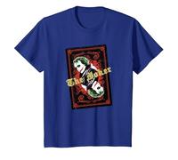 The Dark Knight Joker's Wild T-Shirt, Enfant, Bleu Royal, 12 Ans