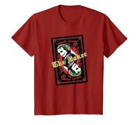 The Dark Knight Joker's Wild T-Shirt, Enfant, Canneberge, 3 Ans