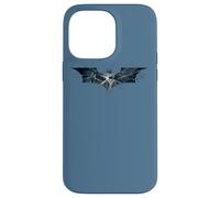 The Dark Knight Rises Cracked Glass Logo Coque pour iPhone 14 Pro Max