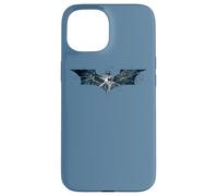 The Dark Knight Rises Cracked Glass Logo Coque pour iPhone 15