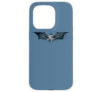 The Dark Knight Rises Cracked Glass Logo Coque pour iPhone 15 Pro