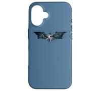 The Dark Knight Rises Cracked Glass Logo Coque pour iPhone 16