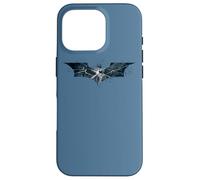 The Dark Knight Rises Cracked Glass Logo Coque pour iPhone 16 Pro