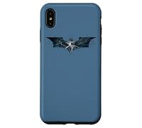 The Dark Knight Rises Cracked Glass Logo Coque pour iPhone XS Max