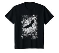The Dark Knight Rises Crumbled T-Shirt, Enfant, Noir, 4 Ans
