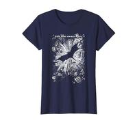 The Dark Knight Rises Crumbled T-Shirt, Femme, Bleu Marine, 3XL
