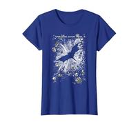 The Dark Knight Rises Crumbled T-Shirt, Femme, Bleu Royal, XL