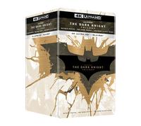 The Dark Knight Trilogy : Batman Begins + The Dark Knight + The Dark Knight Rises - 4k Ultra Hd + Blu-Ray - Coffret Métal + Boîtiers Steelbook