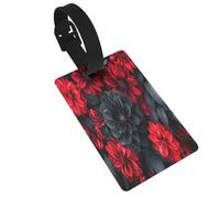 The Dark Rose Étiquettes de bagage durables - Porte-étiquette de bagage de croisière, étiquettes de voyage pour bagages, facile à identifier, matériau en PVC