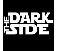 The Dark Side Autocollant Star Wars en vinyle | Voitures, camions, camionnettes, murs, ordinateur portable | Blanc | 14 x 6,3 cm | CCI525