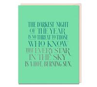 The Darkest Night Encouragement Card