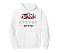 The Day Freedom Came to All Juneteenth History Sweat à Capuche