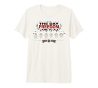 The Day Freedom Came to All Juneteenth History T-Shirt Haut de Gamme