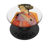 The Daydreamer (Gerti Schiele) par Egon Schiele (1911) PopSockets PopGrip Adhésif