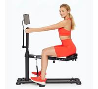 The DB Method Machine à squat avec support de téléphone, équipement d'entraînement pour salle de sport à domicile, exercice des jambes et des fessiers, entraînement de fitness à faible impact pour le