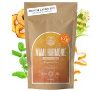 Thé de Grossesse Monte Nativo (100g) - Mami Harmonie - Thé en Vrac pour Grossesse - Mélange d’Herbes pour Futures Mamans, Tilleul, Mélisse, Pomme, Églantier & Écorce d’Orange - Cadeau pour Maman
