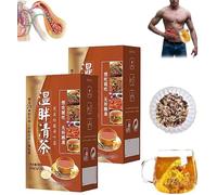 Thé de soin du foie 29 saveurs, thé amincissant éliminant l'humidité, thé de soutien du foie, tisane chinoise 29 saveurs, Nutrition quotidienne du foie (2 Box)