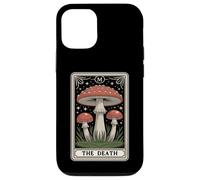 The Death Tarot Carte Amanita Muscaria Fly Agaric Champignon Coque pour iPhone 12/12 Pro
