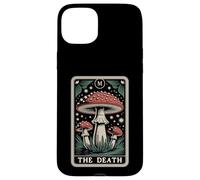 The Death Tarot Carte Amanita Muscaria Fly Agaric Champignon Coque pour iPhone 15 Plus