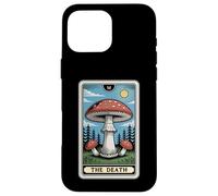 The Death Tarot Carte Amanita Muscaria Fly Agaric Champignon Coque pour iPhone 16 Pro Max