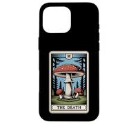 The Death Tarot Carte Amanita Muscaria Fly Agaric Champignon Coque pour iPhone 16 Pro Max