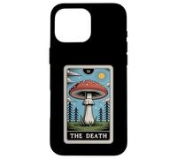The Death Tarot Carte Amanita Muscaria Fly Agaric Champignon Coque pour iPhone 16 Pro Max