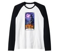 The Death Tarot Carte Halloween Squelette Manche Raglan