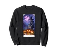 The Death Tarot Carte Halloween Squelette Sweatshirt