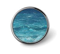 The Deep Badges Circle with Button Design Broches à épingles personnalisées pour décorer chapeau, chemise, vêtements, sac